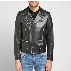 Saint Laurent Paris “2019” Size 48 RARE L01 Motorcycle Leather Jacket